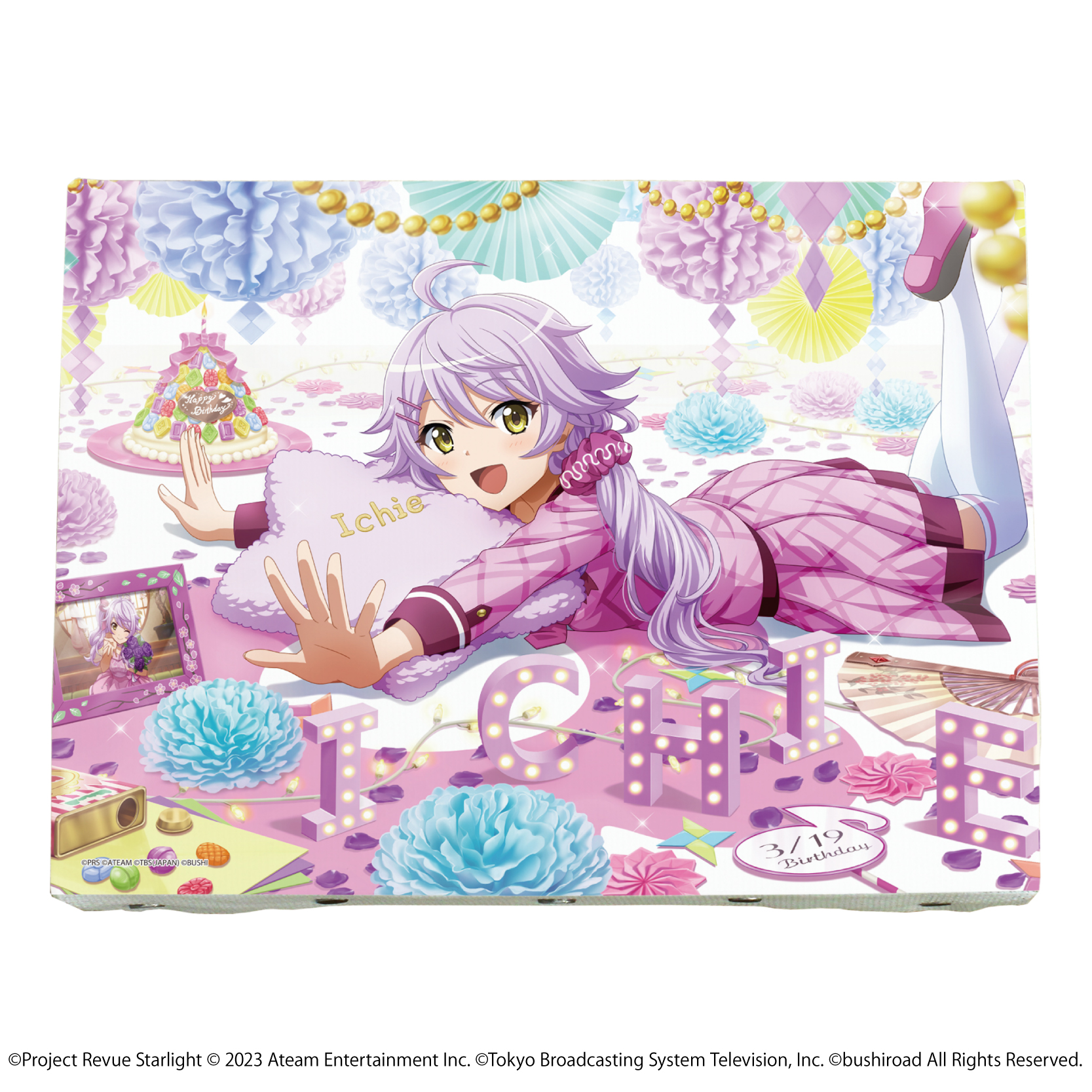 少女☆歌劇 レヴュースタァライト -Re LIVE-_キャンバスアート15/キラめきBirthday ver. 音無いちえ(公式イラスト)