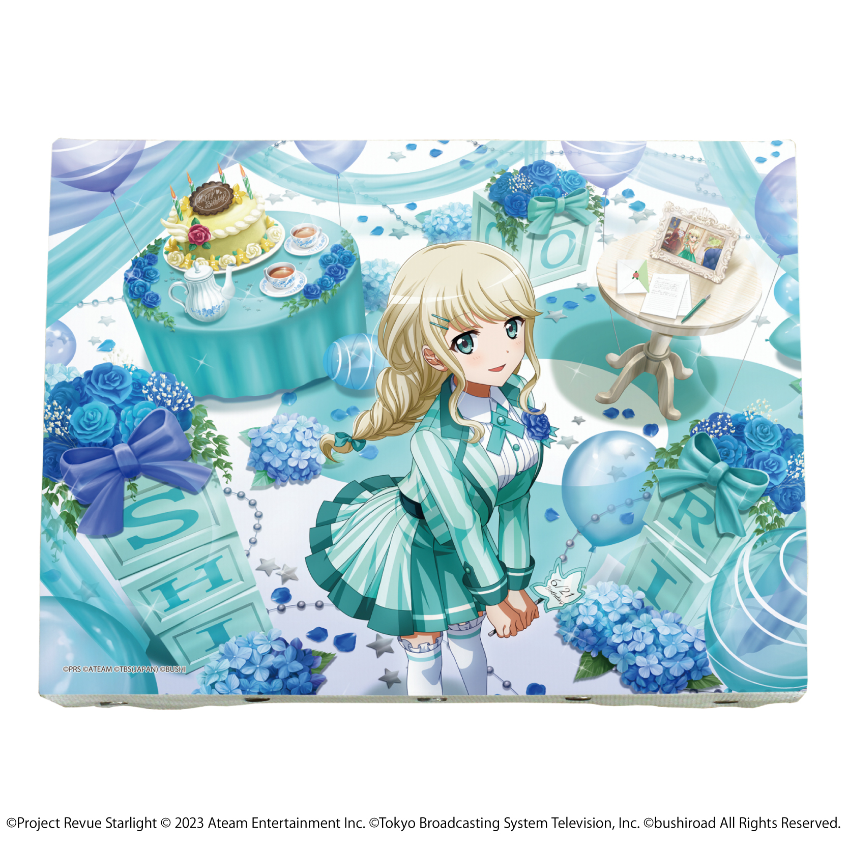 少女☆歌劇 レヴュースタァライト -Re LIVE-_キャンバスアート27/キラめきBirthday ver. 夢大路栞(公式イラスト)