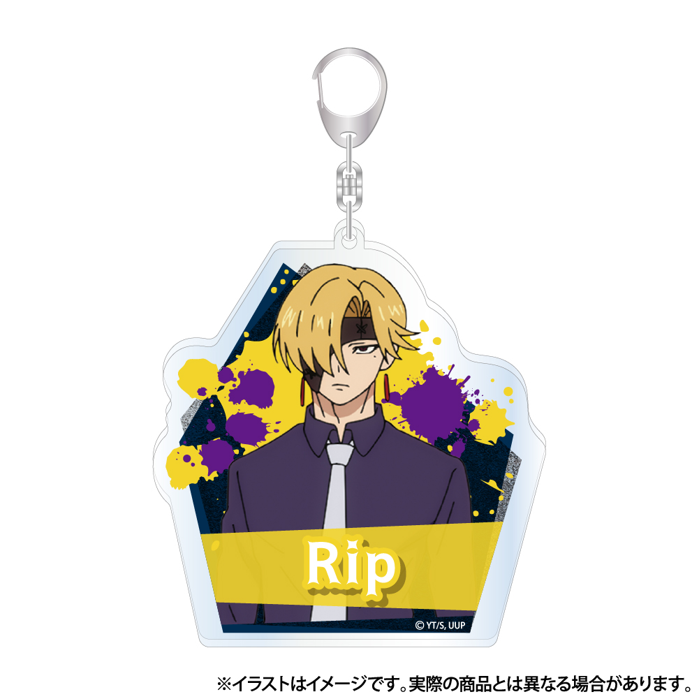 アンデッドアンラック_アクリルキーホルダー / リップ