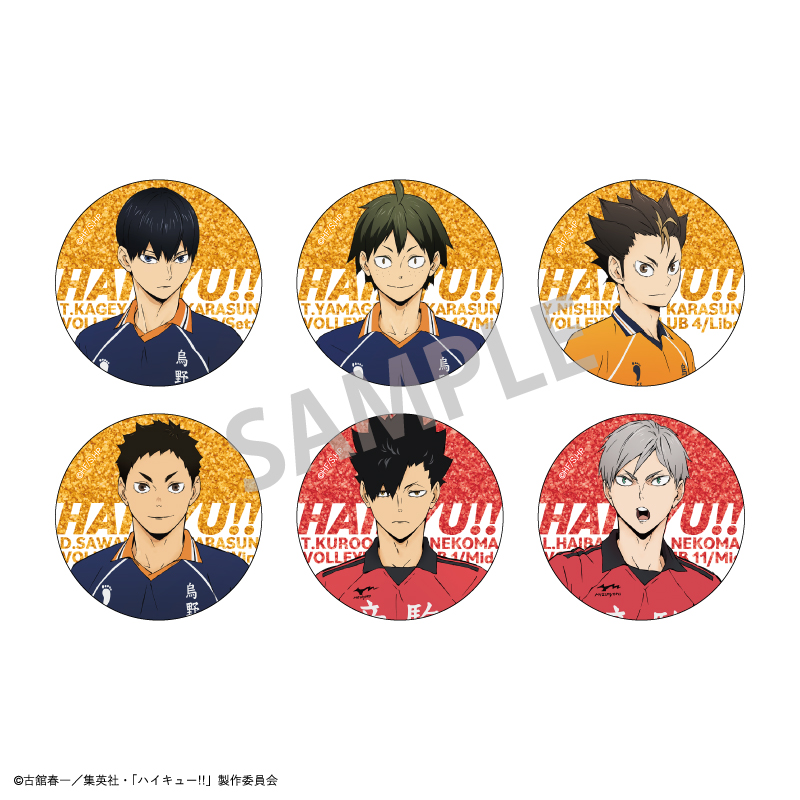 ハイキュー！！トレーディンググリッター缶バッジコレクション　全種コンプ　2BOX ハイキュー!!_トレーディンググリッター缶バッジvol.2【BOX