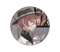 文豪ストレイドッグス_春河35イラスト 缶バッジ 中原中也 | 文豪