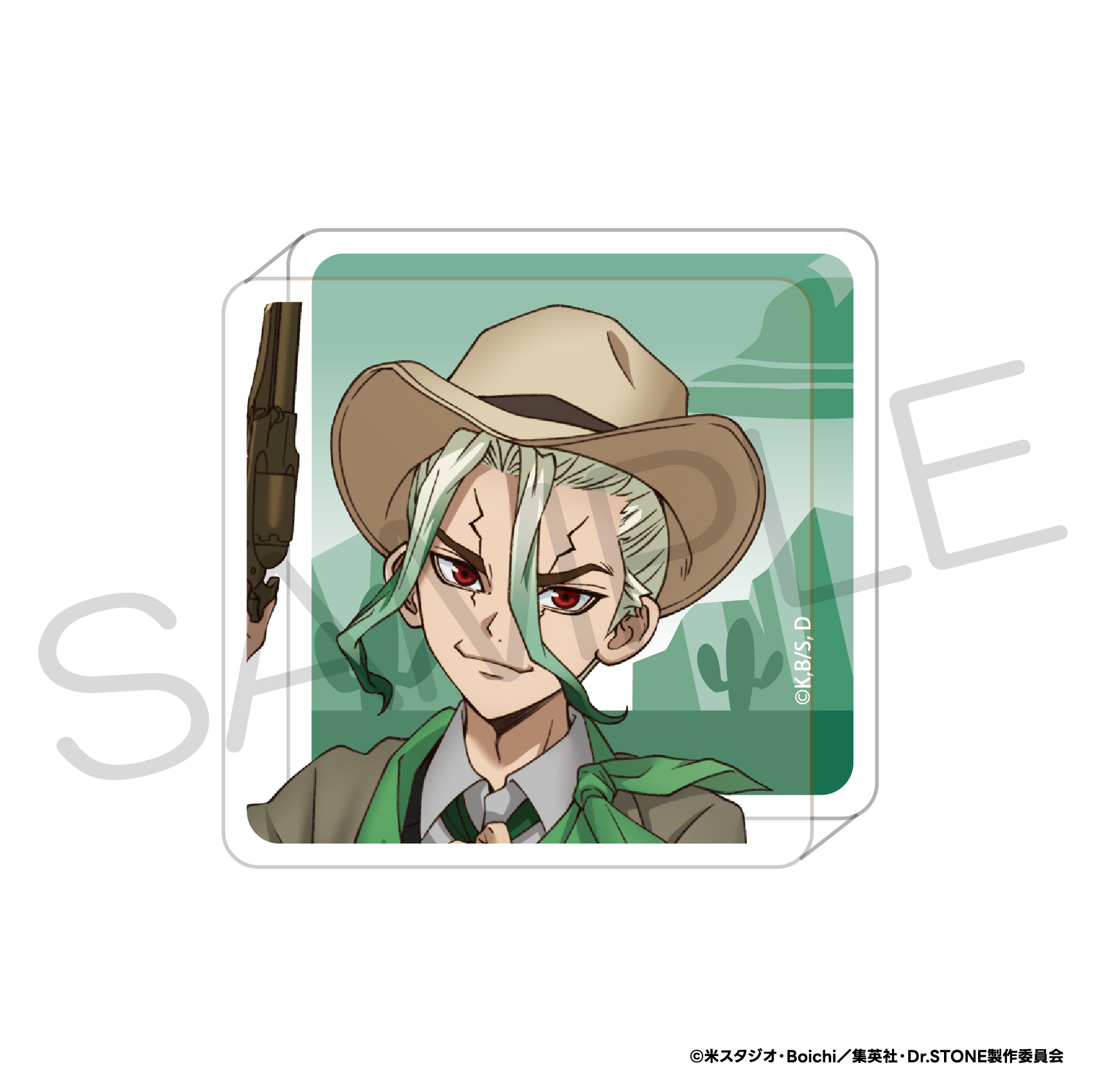 Dr.STONE_miniアクリルブロック 西部劇ver. 石神千空