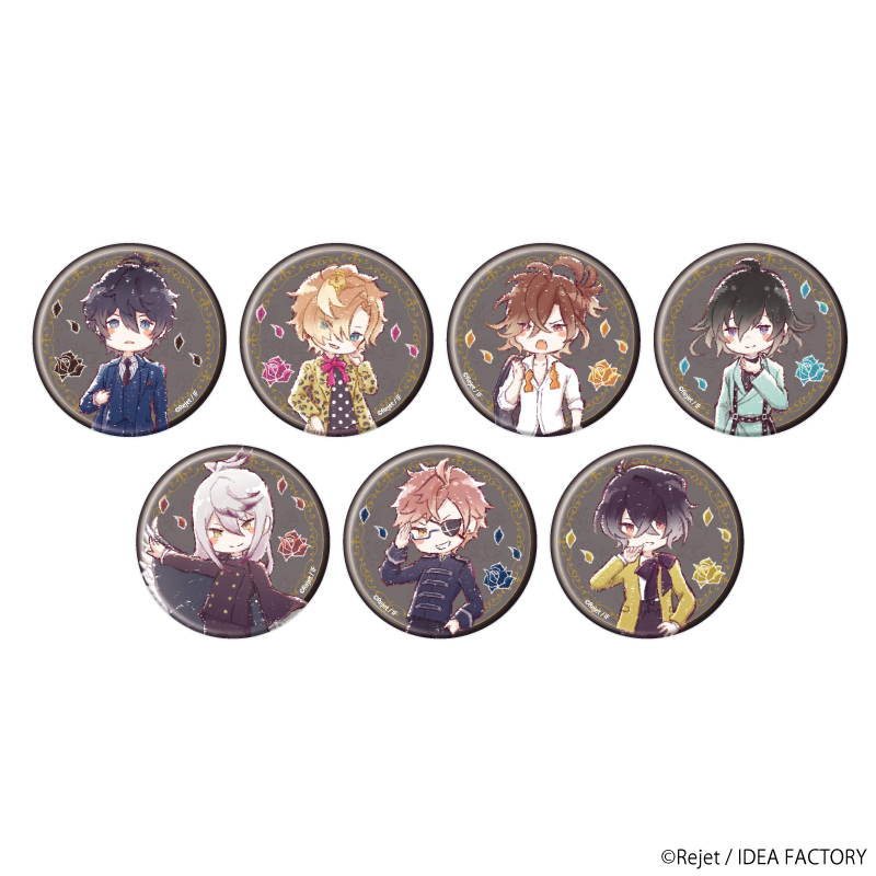 DIABOLIK LOVERS_缶バッジ04/BOX(全7種)(グラフアートイラスト)【コンプリートBOX】