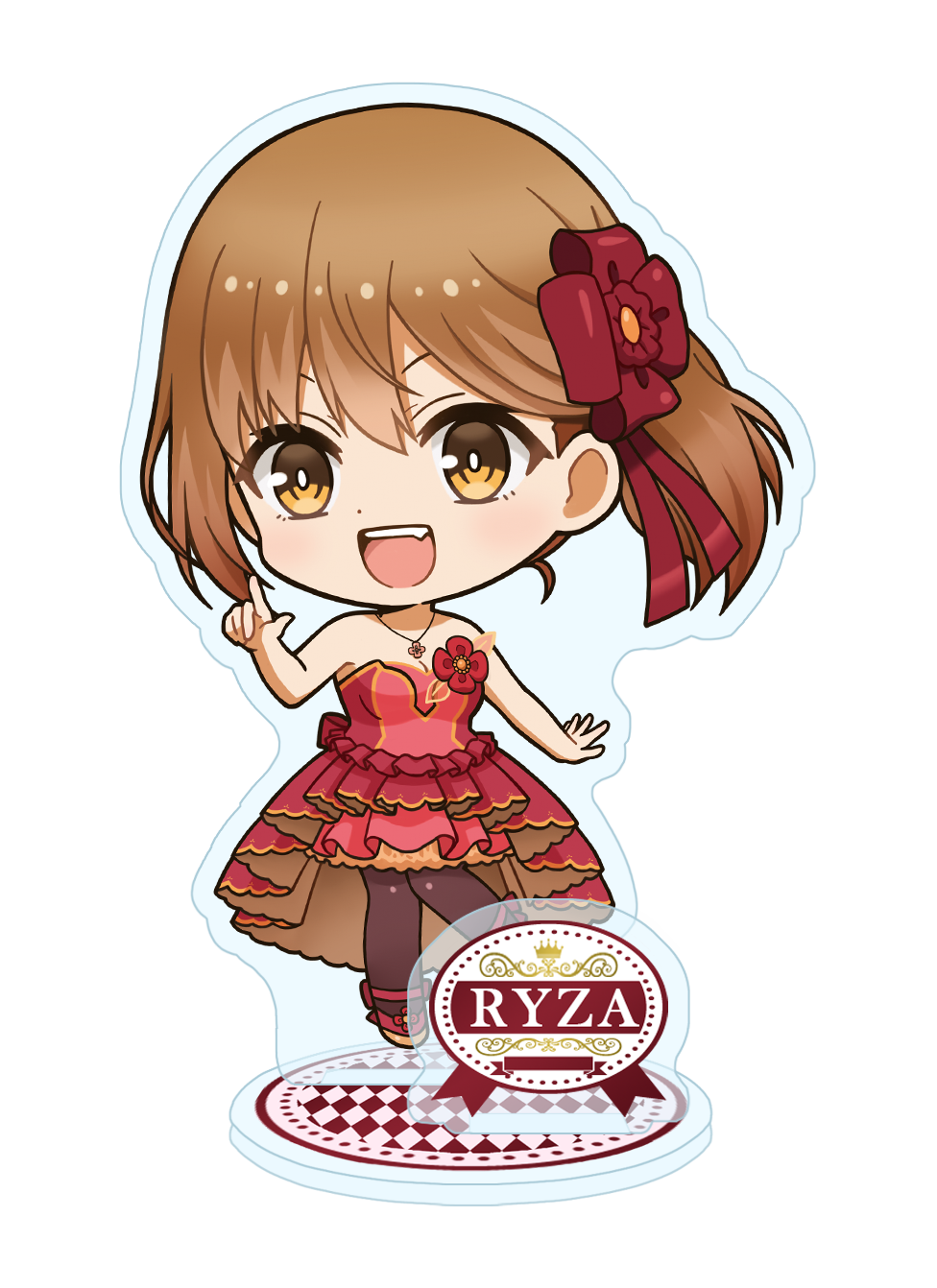 ライザのアトリエ ~常闇の女王と秘密の隠れ家~_ぷちちょこアクリルスタンド【ライザリン・シュタウト】ドレスver