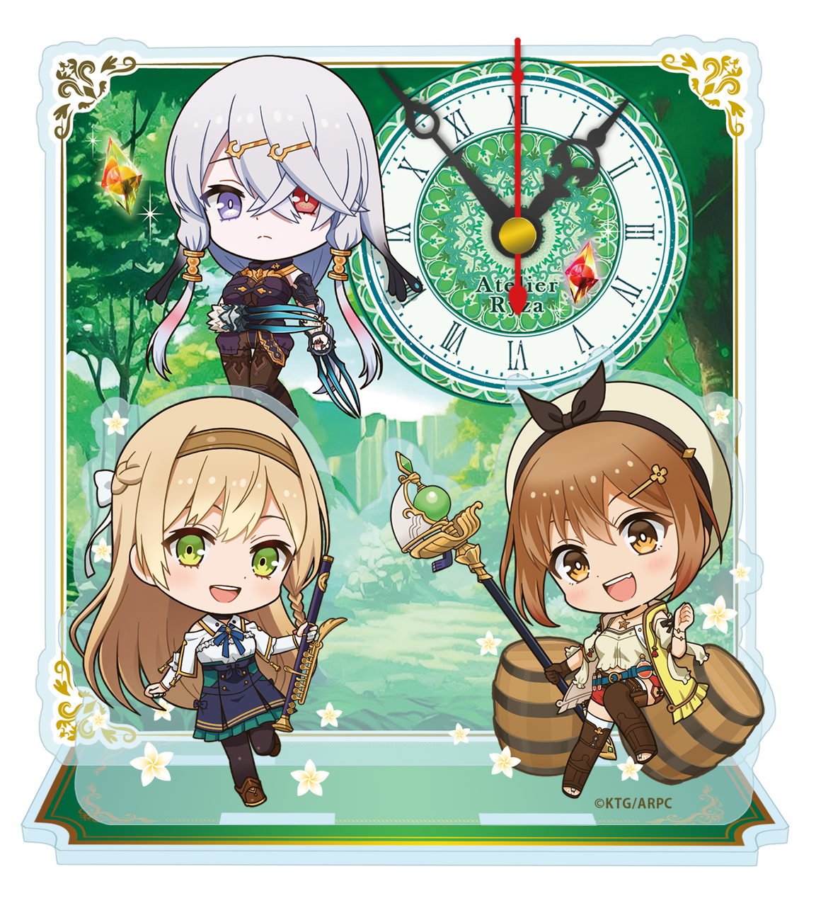 ライザのアトリエ ~常闇の女王と秘密の隠れ家~_ぷちちょこミニアクリル置時計