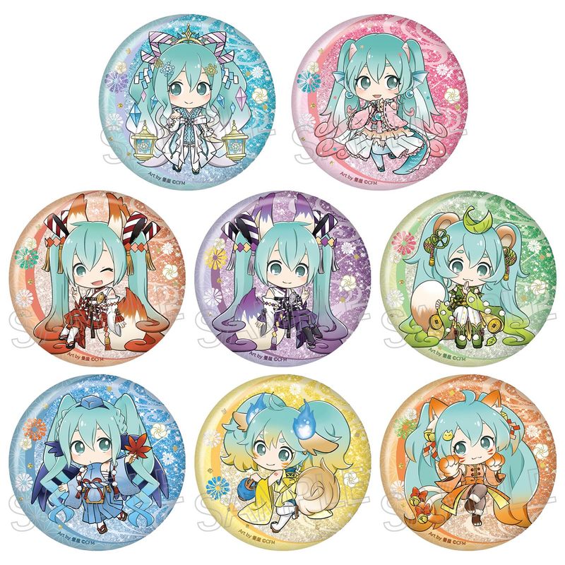 初音ミク_百鬼夜行 キラキラ缶バッジ【BOX】 | 初音ミク シリーズ公式