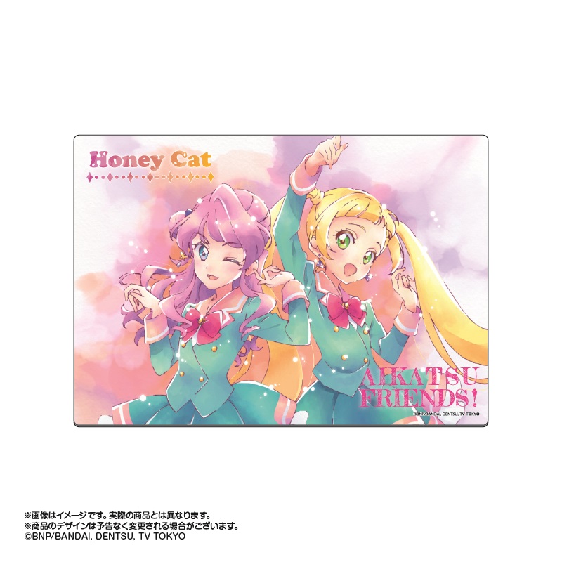 アイカツフレンズ!_マルチデスクマット ハニーキャット