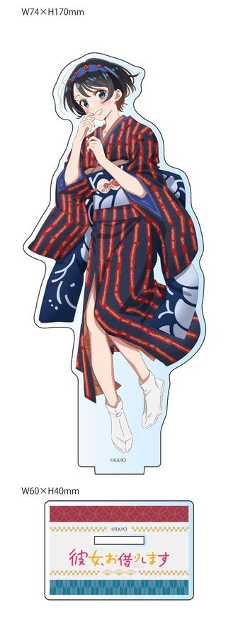 水原千鶴　B賞キャンバスボード　くじメイト　ビーチデート　彼女、お借りします くじメイト】TVアニメ『彼女、お借りします』 描き下ろし ビーチ