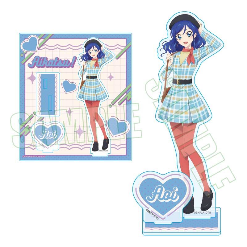 アイカツ5thアクリルスタンド キーホルダー バッジ 霧矢あおい 紫吹蘭 紫吹蘭 | STORES
