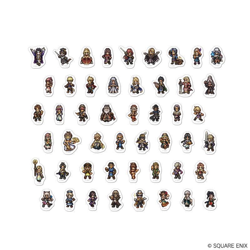 オクトパストラベラー_大陸の覇者 フレークシール | OCTOPATH TRAVELER