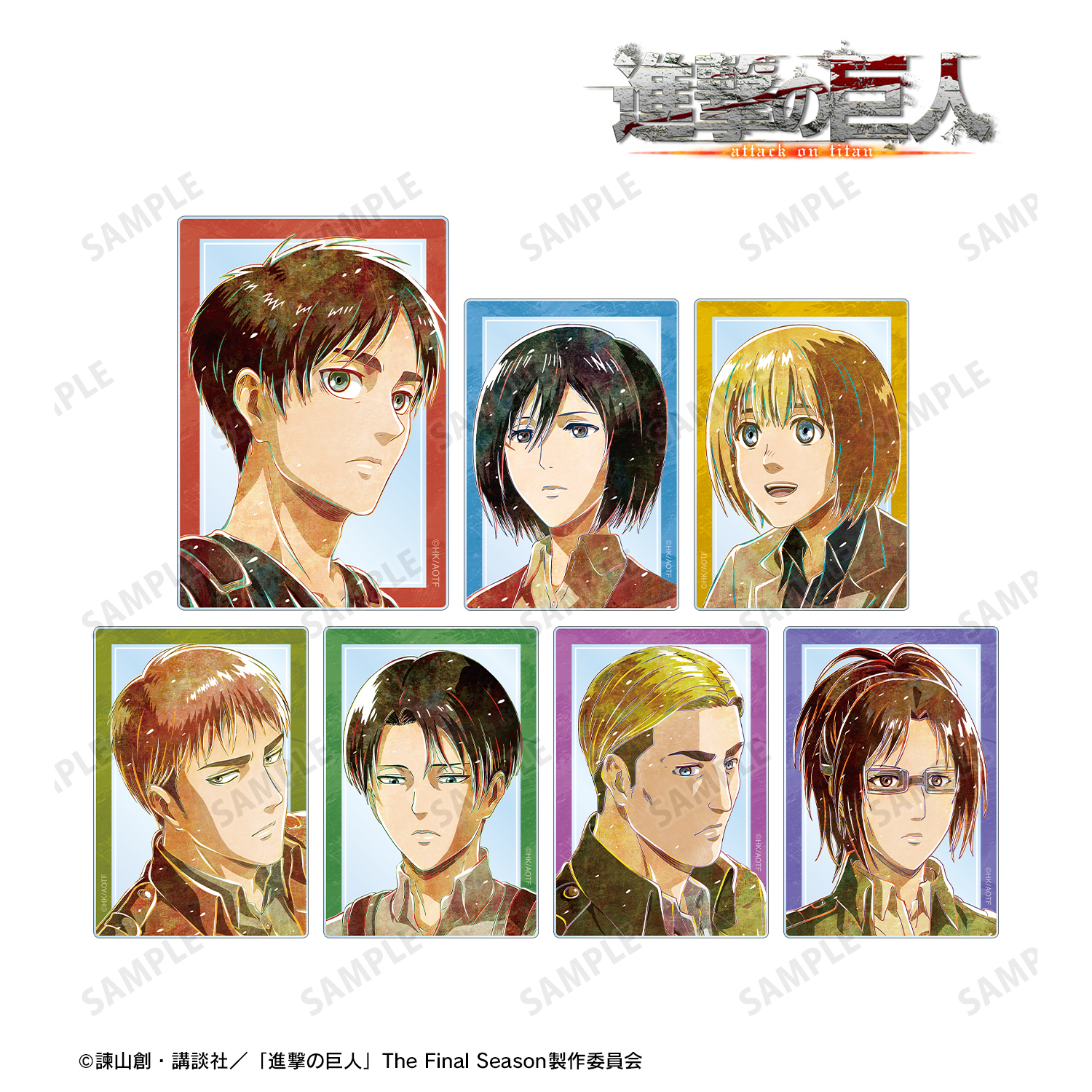 進撃の巨人_トレーディング Ani-Art 第2弾 アクリルカード(単位/BOX)【コンプリートBOX】