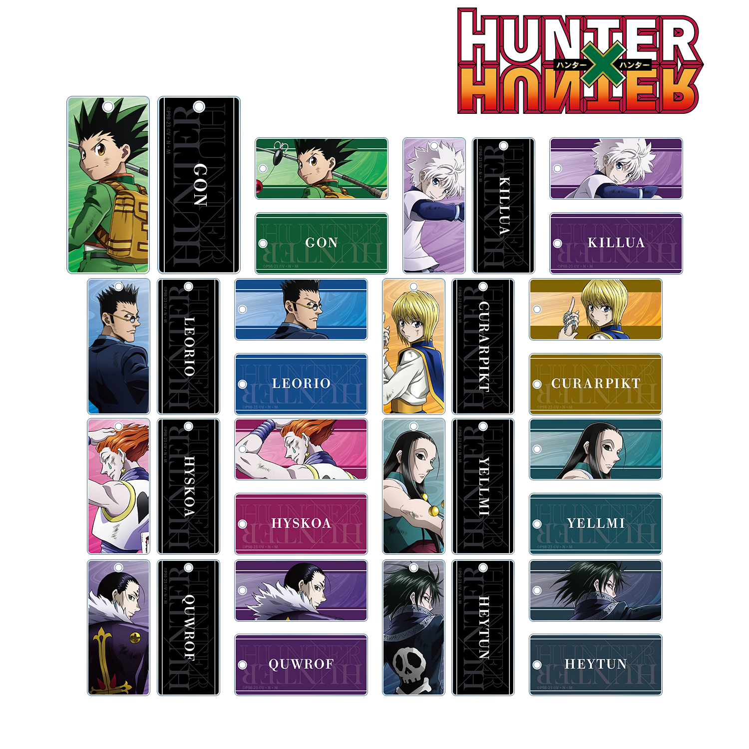 HUNTER×HUNTER_描き下ろし 戦う背中ver. トレーディングアクリルキータグ(単位/BOX)【コンプリートBOX】