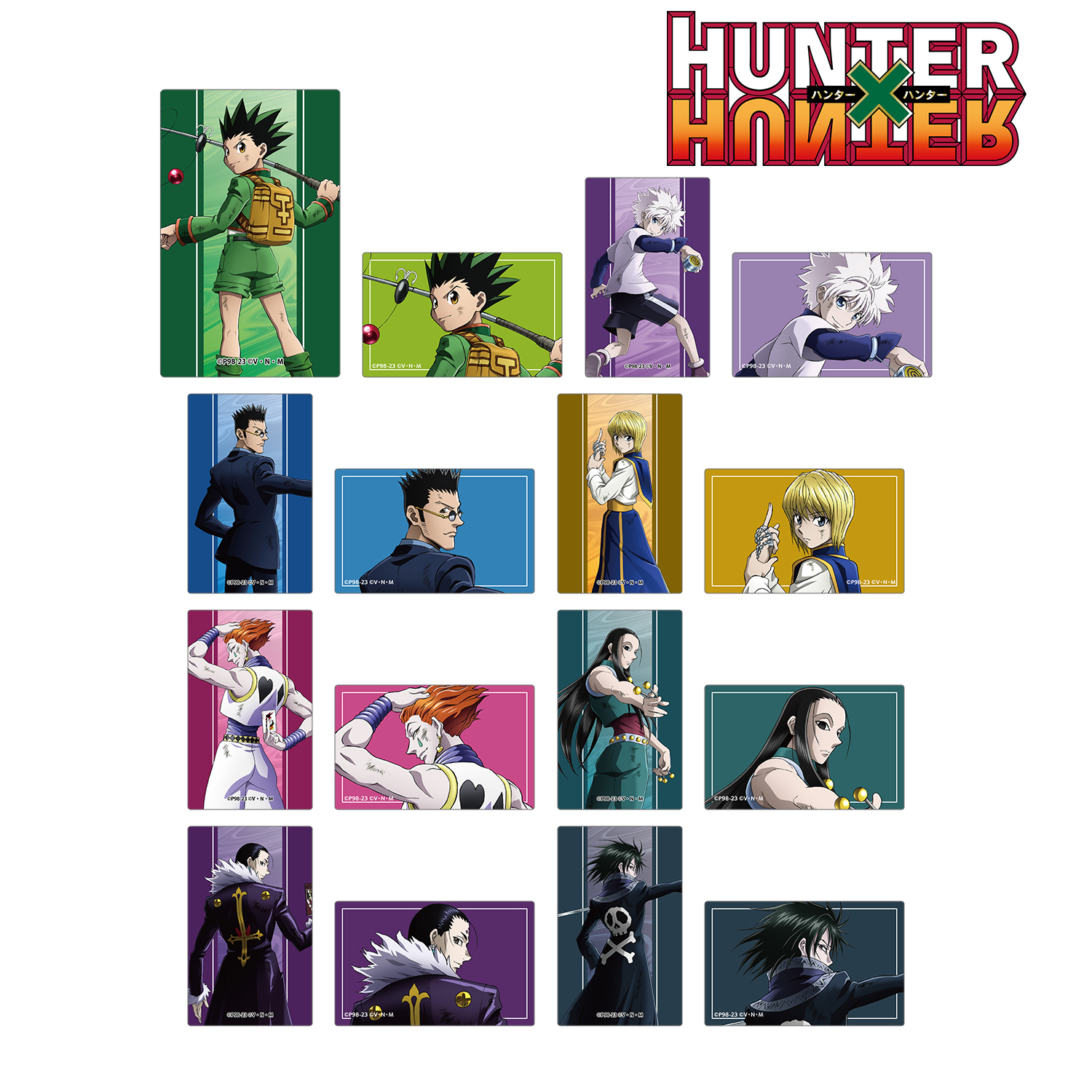 HUNTER×HUNTER_描き下ろし 戦う背中ver. トレーディングカードステッカー(単位/BOX)【コンプリートBOX】