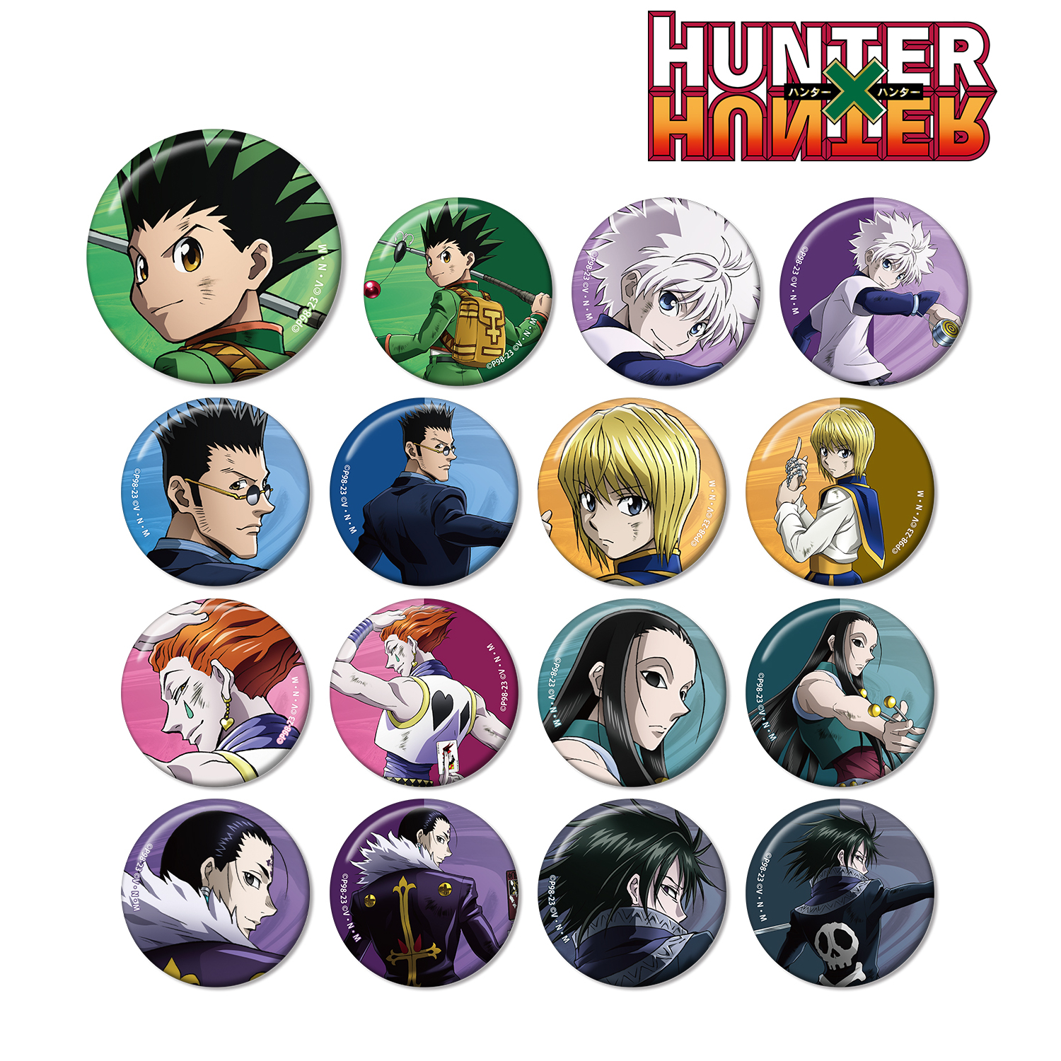 HUNTER×HUNTER_描き下ろし 戦う背中ver. トレーディング缶バッジ(単位 