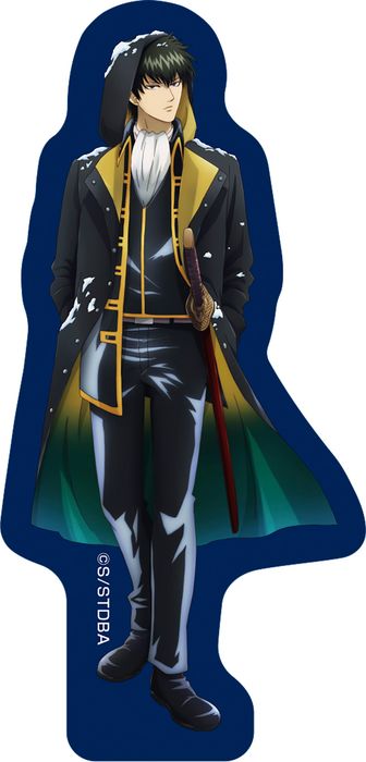 銀魂．_描き下ろし 沖田総悟 缶バッジ 屋台食べ歩きVer. | 公式グッズ