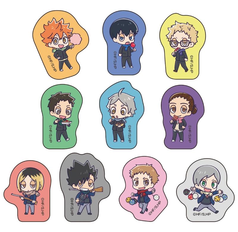 ハイキュー!!_ミニキャラフレークシール | ハイキュー!!公式グッズ