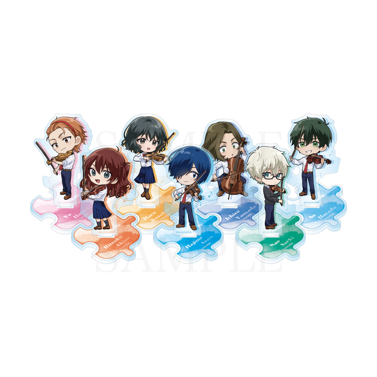 青のオーケストラ　青野一　秋音律子　アクリルスタンド 青のオーケストラ_一緒に演奏!つながるアクリルスタンド/ 秋音