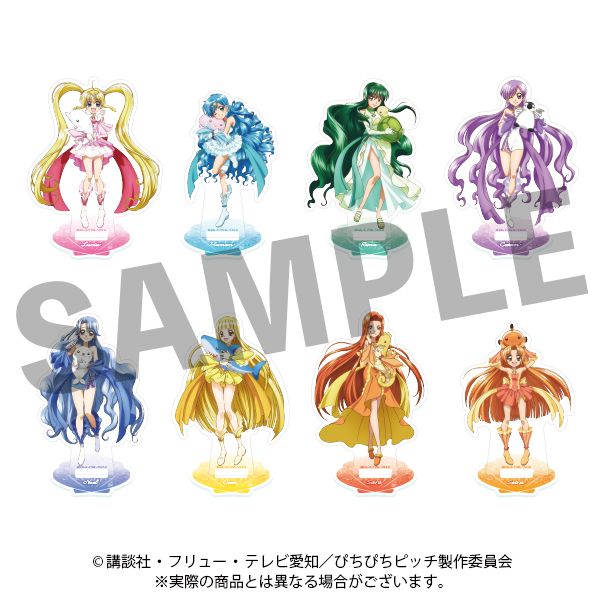 ぴちぴちピッチ アクリルスタンド pale tone るちあ 波音 リナ かれん マーメイドメロディー ぴちぴちピッチ デカアクリルスタンド PALE TONE