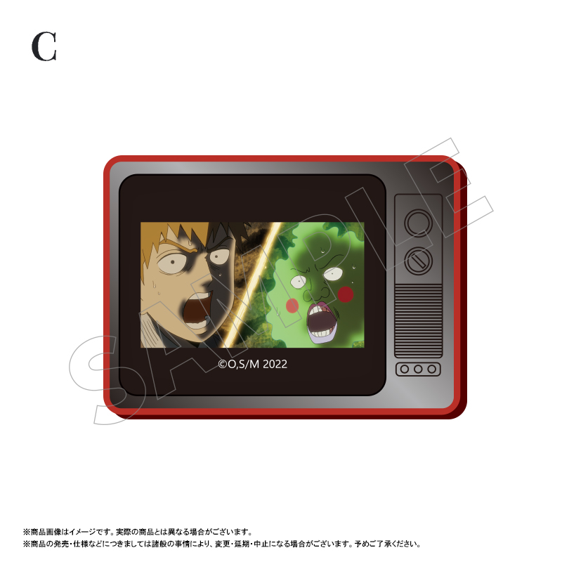 モブサイコ100 Ⅲ_レトロなＴＶマグネット C
