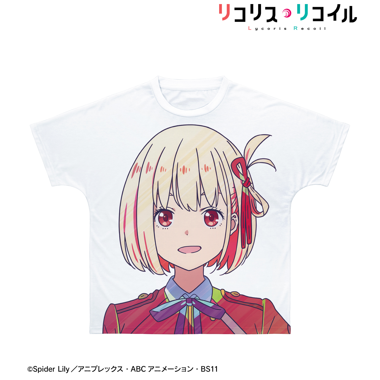 リコリス・リコイル_(サイズ/XS)_錦木千束 Ani-Art clear label フルグラフィックTシャツユニセックス