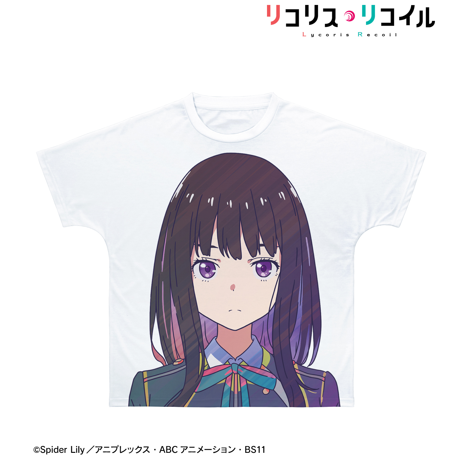 リコリス・リコイル_(サイズ/M)_井ノ上たきな Ani-Art clear label フルグラフィックTシャツユニセックス