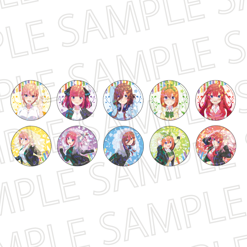 五等分の花嫁∽_トレーディングホロカンバッジ【BOX】