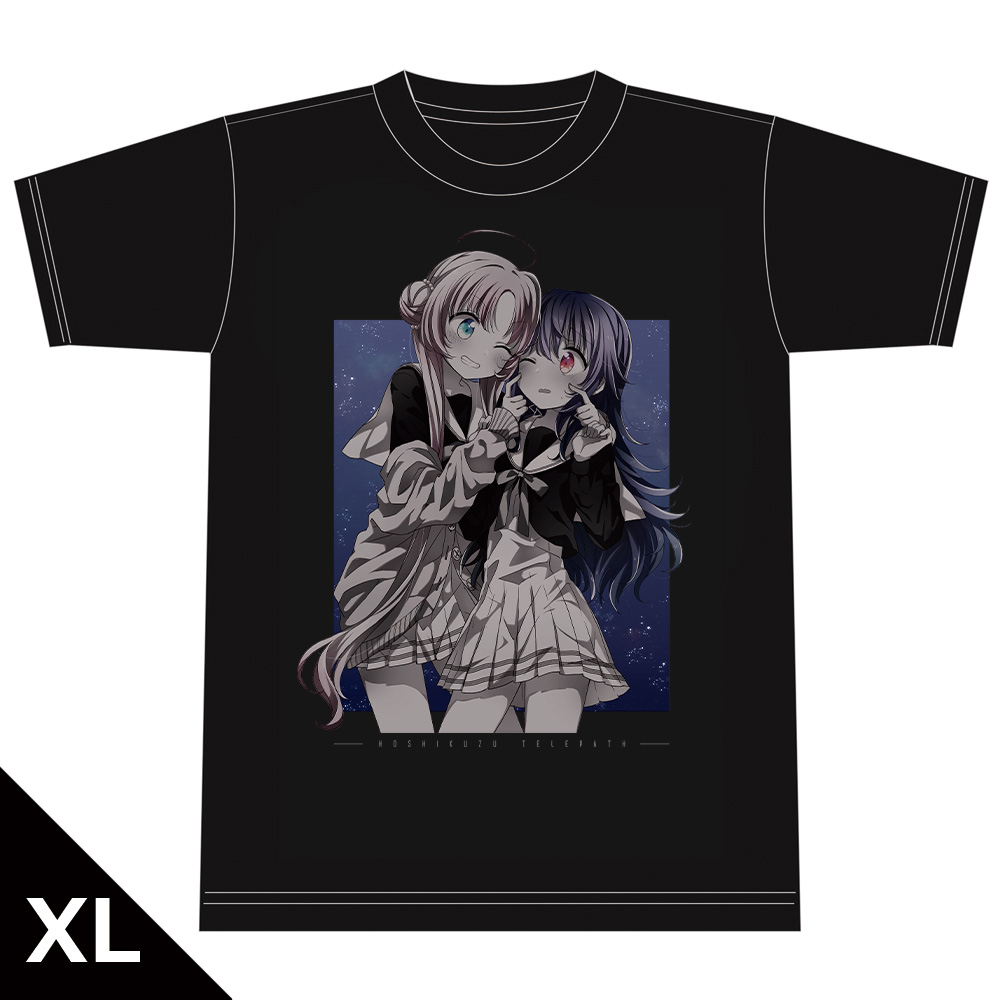 星屑テレパス_XLサイズ_Tシャツ A[海果&ユウ]