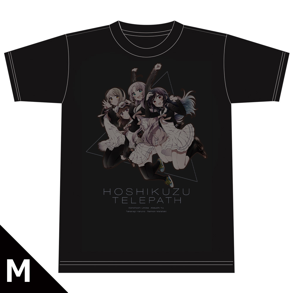 星屑テレパス_Mサイズ_Tシャツ B[海果&ユウ&遥乃&瞬]