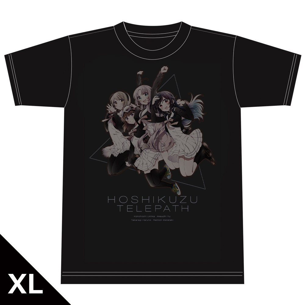 星屑テレパス_XLサイズ_Tシャツ B[海果&ユウ&遥乃&瞬]