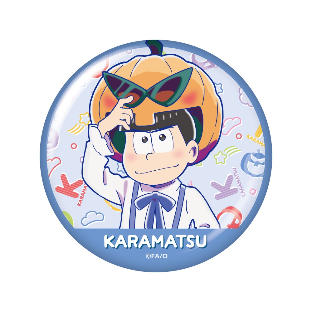 ♥激レア♥　おそ松さん 缶バッジ 全員集合 コラボ　man　ホロ おそ松さんより福井の恐竜とコラボした缶バッジ登場、過去の