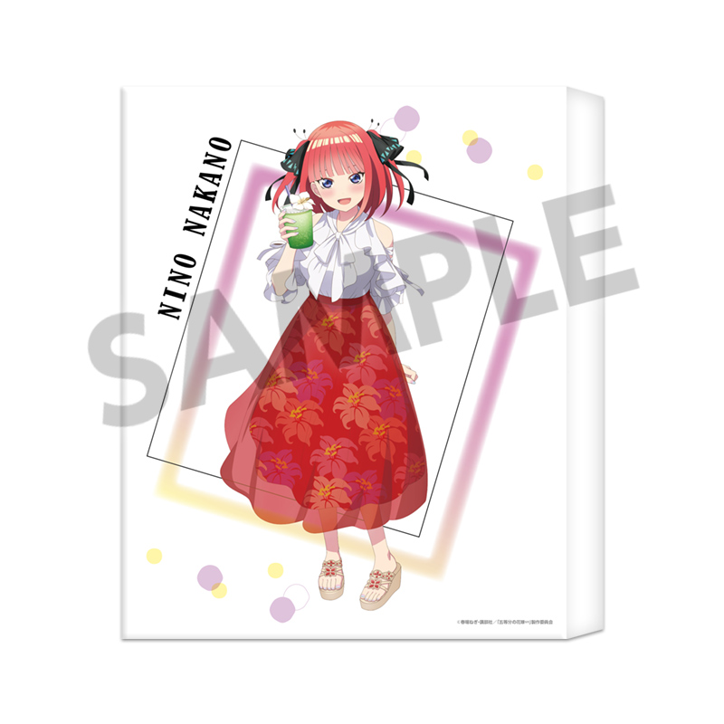 五等分の花嫁∽_描き下ろしキャンバスアート 中野二乃 バカンス ver.