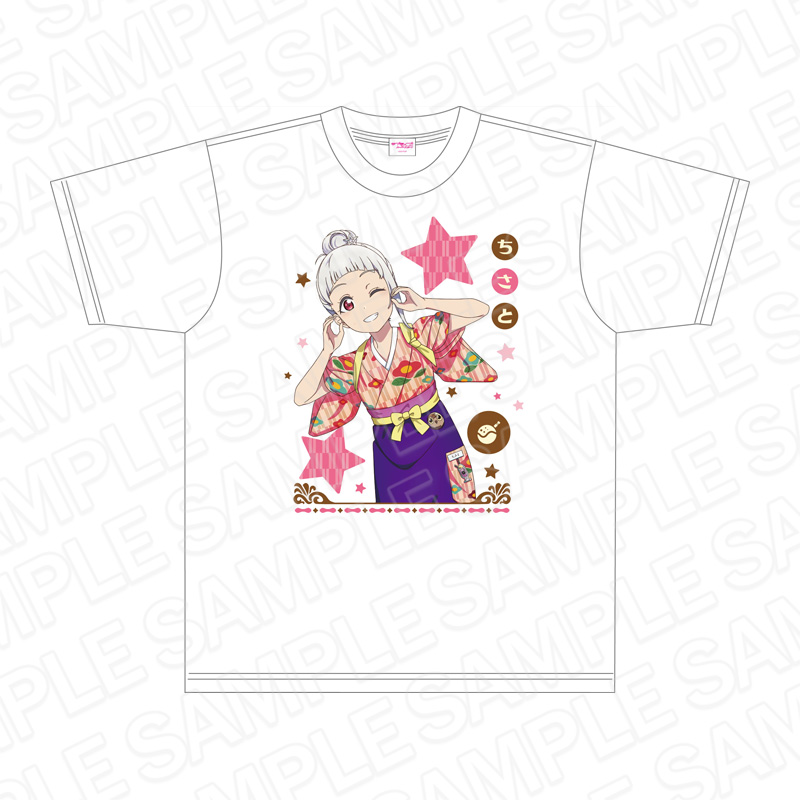 ラブライブ!スーパースター!!_フルカラーTシャツ 嵐 千砂都 喫茶 ver