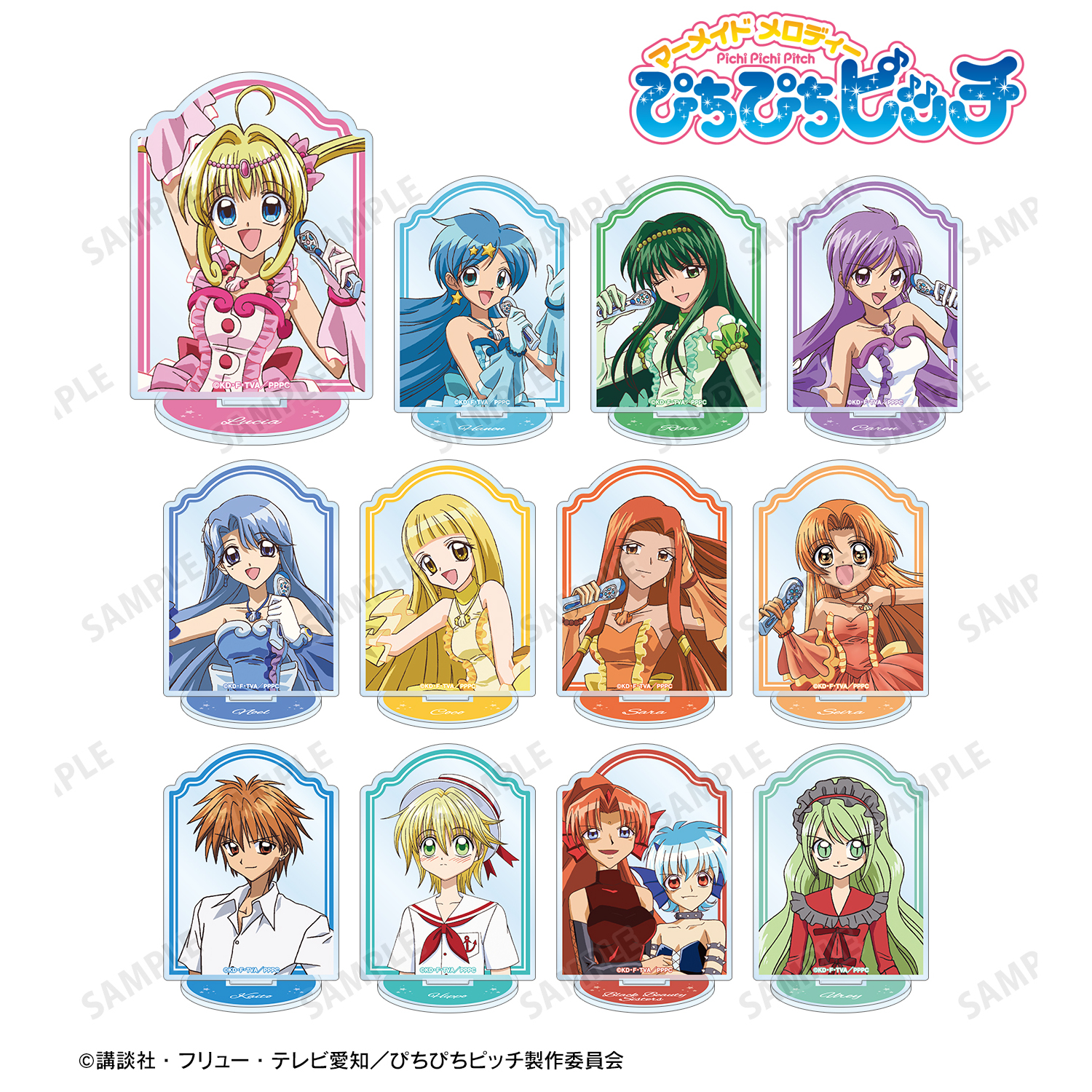 ② ぴちぴちピッチ アクリルスタンド クリアカード セット ぴちぴちピッチ☆アクリルスタンド 4枚セット - メルカリ