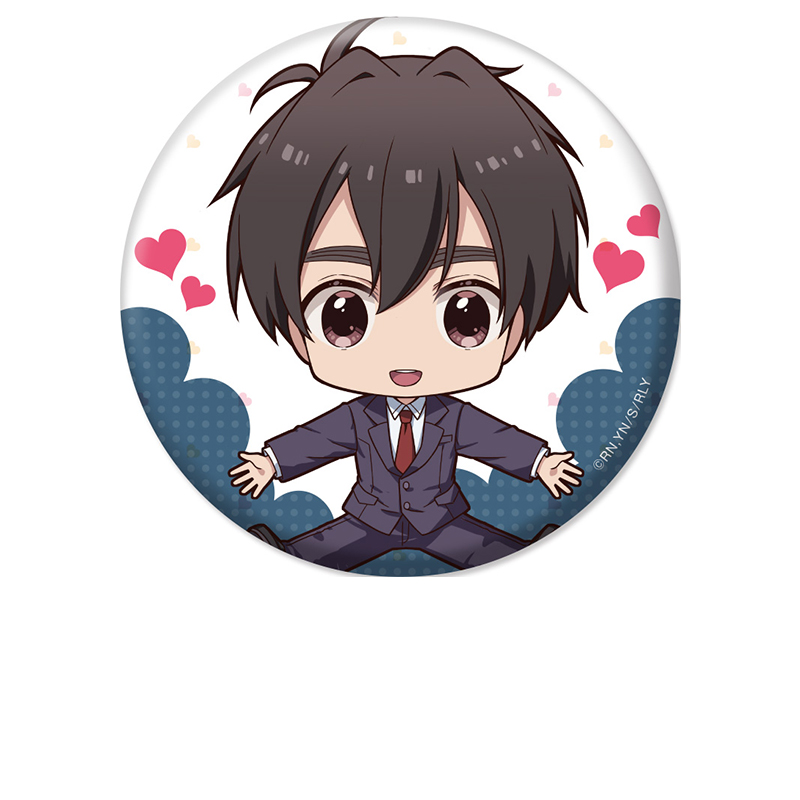 君のことが大大大大大好きな100人の彼女_ぺたん娘缶バッジ 愛城恋太郎
