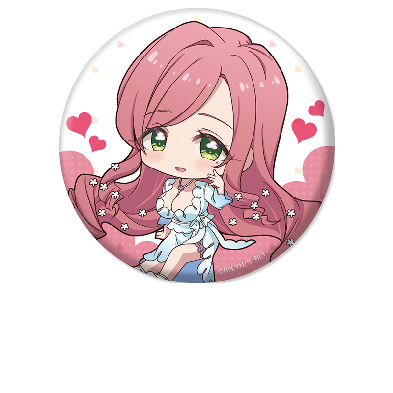 ゆずソフト　ぺたん娘　缶バッジ　ペンギンパレード　喫茶ステラ　千恋万花 幽☆遊☆白書 ぺたん娘缶バッジ ぼたん[ペンギンパレード]《08