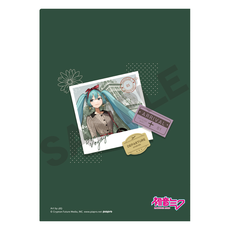 初音ミク_シングルクリアファイル グリーン | 公式グッズ・公式
