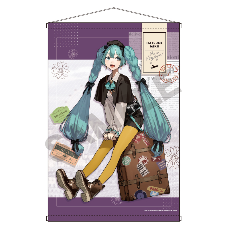 初音ミク_B2タペストリー パープル | 公式グッズ・公式ライセンス商品