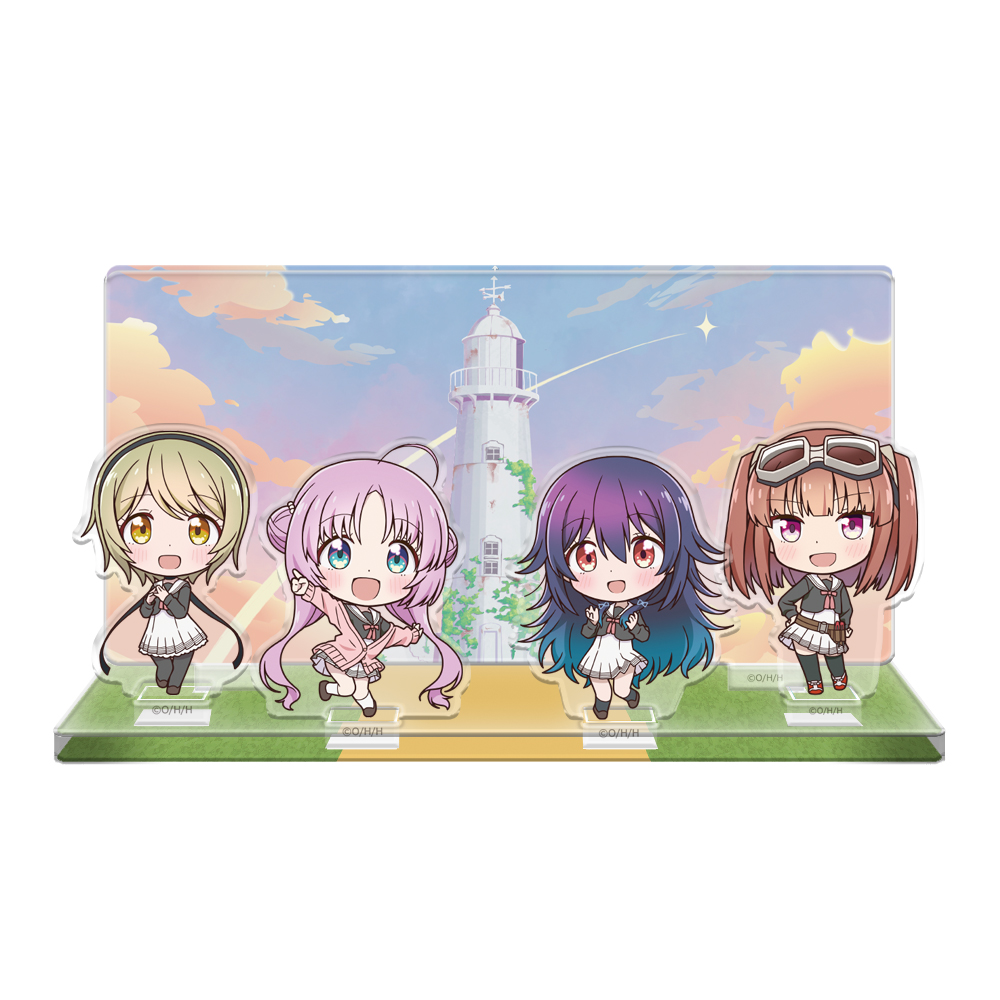 星屑テレパス_アクリルジオラマ[海果&ユウ&遥乃&瞬]