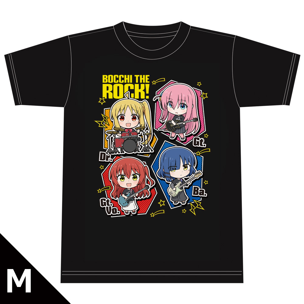 ぼっち・ざ・ろっく!_Mサイズ_TシャツD[バンドTシャツver.]