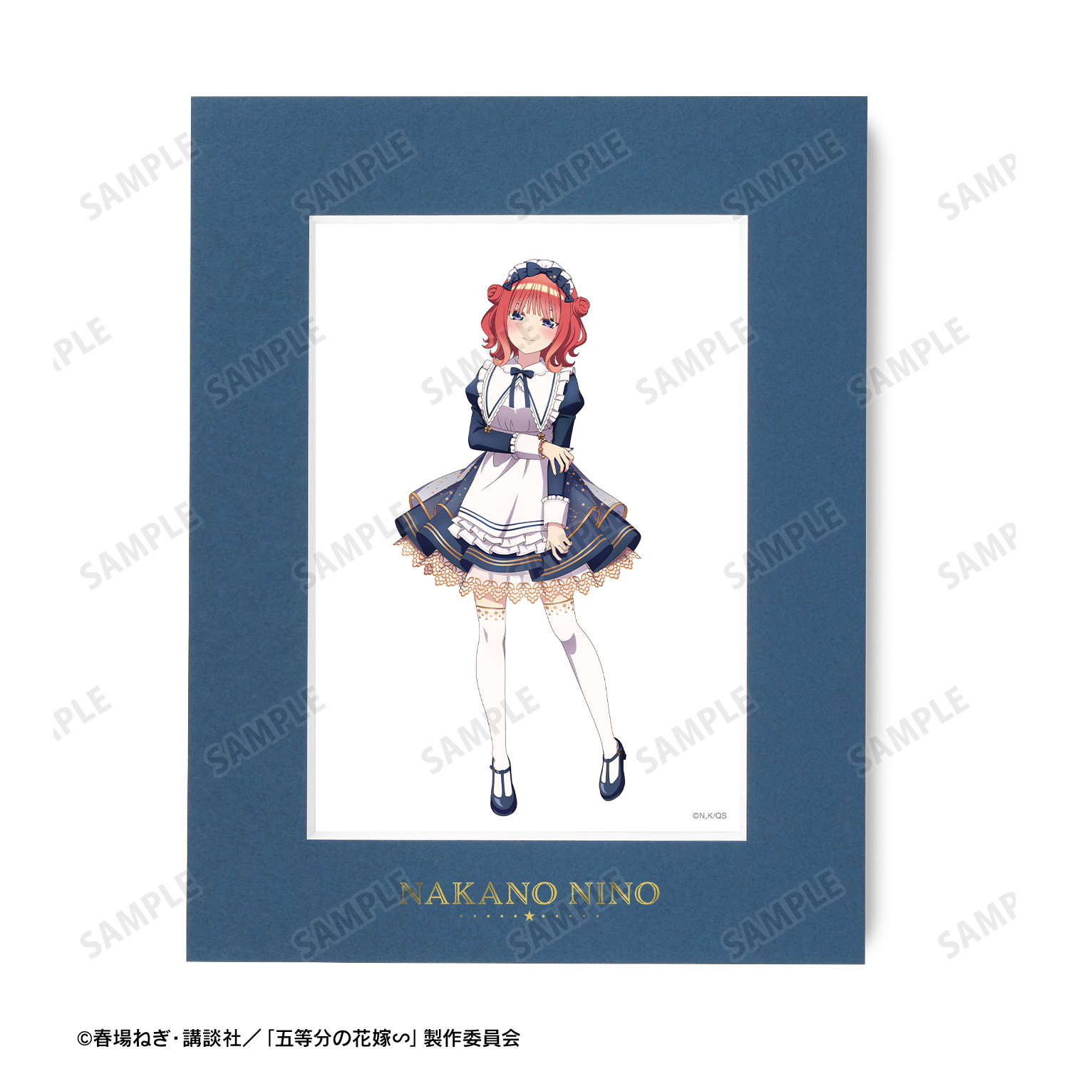五等分の花嫁 キャラファイングラフ 複製原画 複製原稿 中野 三玖