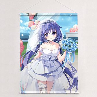 すいみゃ先生_描き下ろしB2タペストリー(白花ちゃん