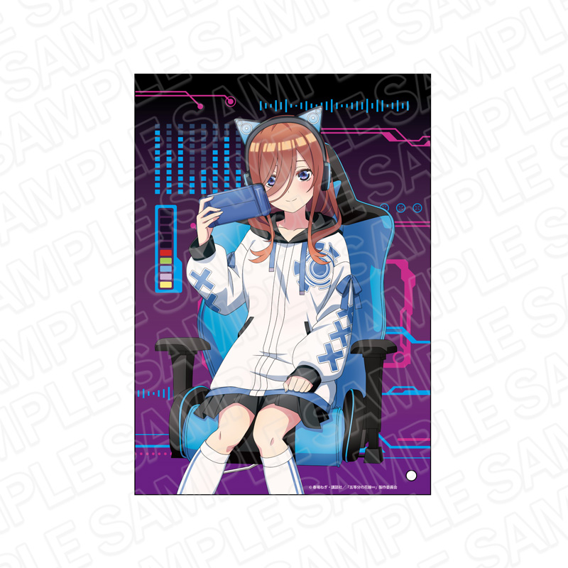 五等分の花嫁∽_ミニアクリルアート 三玖 GAMER STYLE