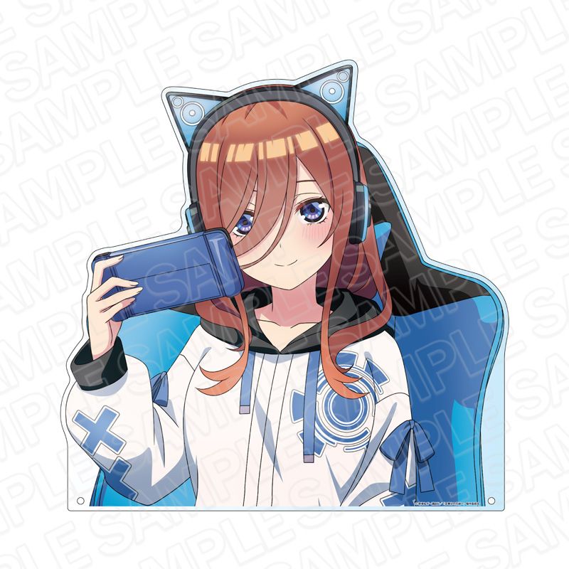 五等分の花嫁∽_特大ダイカットアクリルボード 三玖 GAMER STYLE | 五