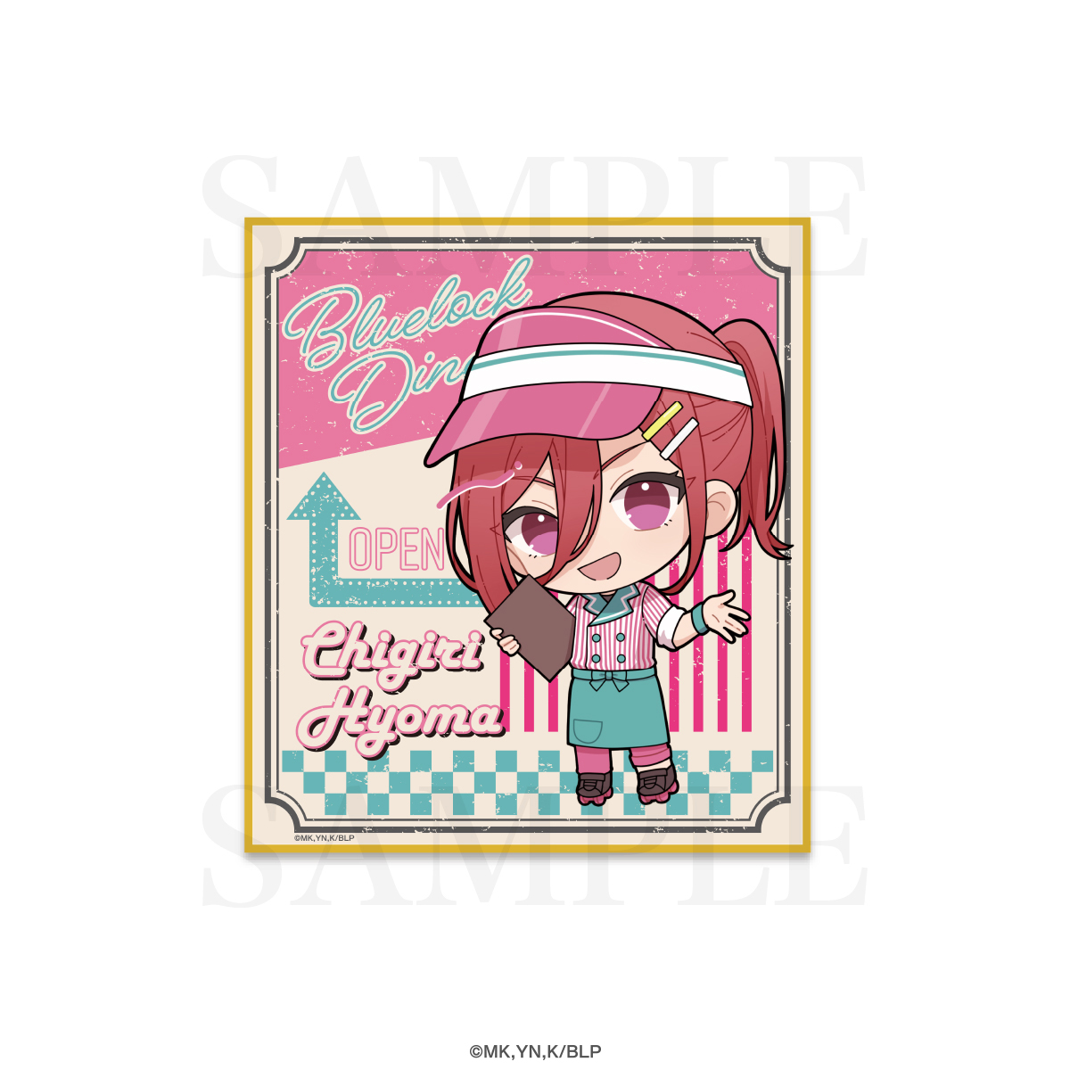 ブルーロック_BLUE LOCK DINERミニ色紙 / 千切豹馬 | 公式グッズ