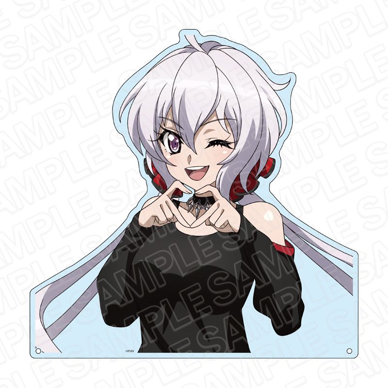 ⭕️戦姫絶唱シンフォギア⭕️　雪音クリス ダイカットクッション 戦姫絶唱シンフォギアXV_特大ダイカットアクリルボード 雪音 クリス
