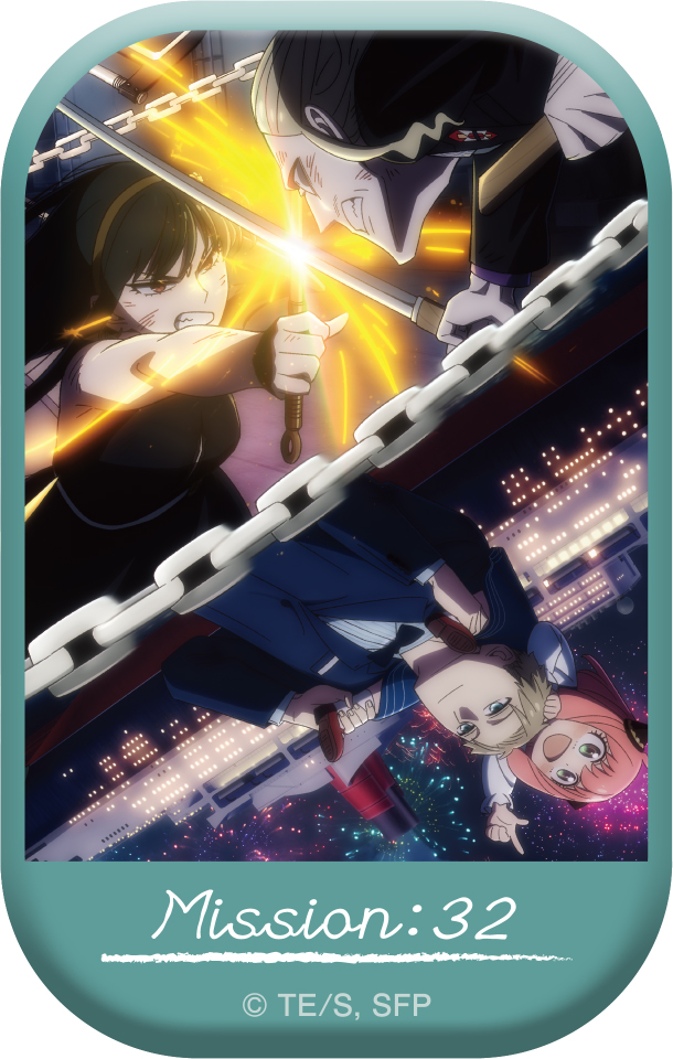 SPY×FAMILY_スクエア缶バッジ／MISSION:32「誰がための任務」メインビジュアル