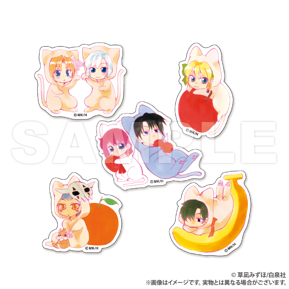 暁のヨナ 缶入りステッカー 猫キャラver | 公式グッズ・公式ライセンス
