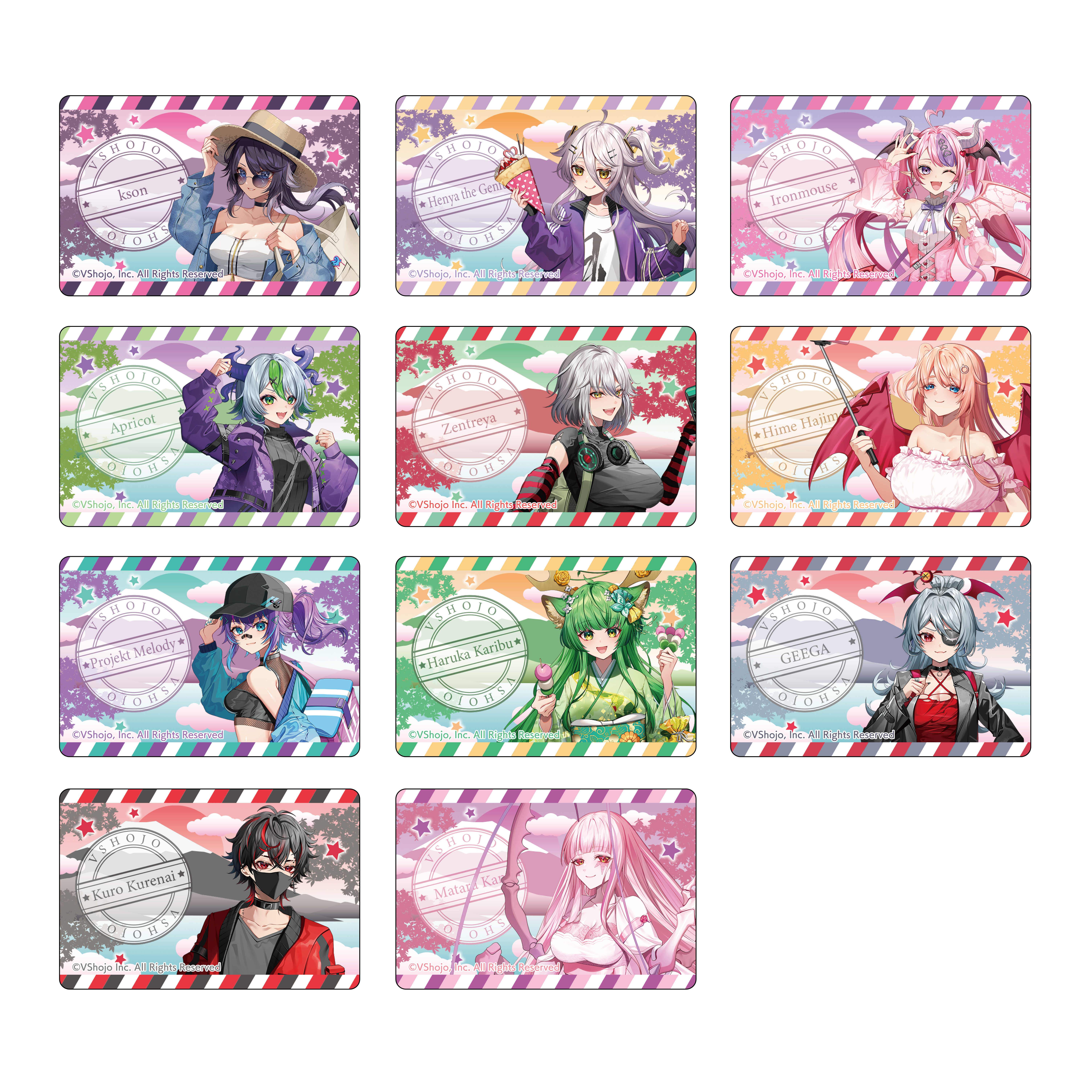 雑貨　【BOX】バーチャルYouTuber VShojo アクリルマグネットコレクション VShojo_アクリルマグネットコレクション【BOX／11パック入り