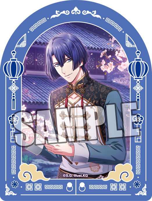 うたの☆プリンスさまっ♪ Shining Live_	サテンステッカー 花の雫に月は潤う アナザーショットVer.「聖川真斗」