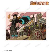 炎炎ノ消防隊カードゲーム　森羅日下部　SEC 原作表紙1巻 漫画 炎炎ノ消防隊_森羅 日下部 A3マット加工ポスター ver.A | 炎炎ノ
